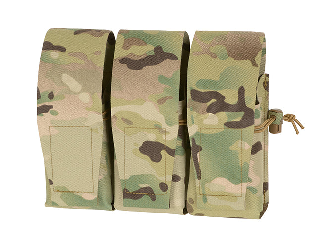 Triple Pouch for 6 AR15 Magazines, Laser Cut - Multicamo