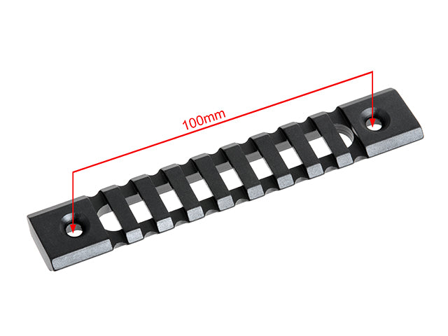 Key-Mod 124mm Picatinny Skinne Section