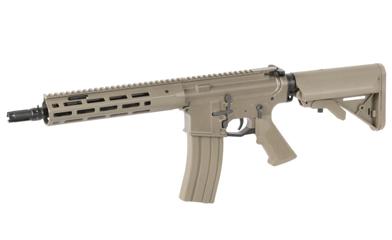 WE13 DSG 9,5" M4/AR-15 Knight's Armament Airsoft Riffel, 50 RPS, ETU - TAN