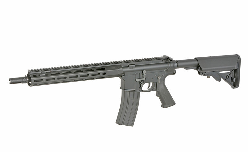 WE13 13" M4/AR-15 Knight's Armament Airsoft Riffel, 30 RPS, ETU - Sort