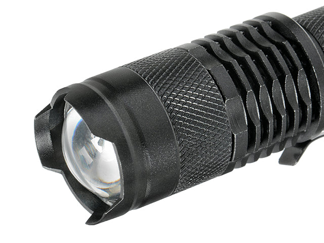 Mini telescopic flashlight - Sort