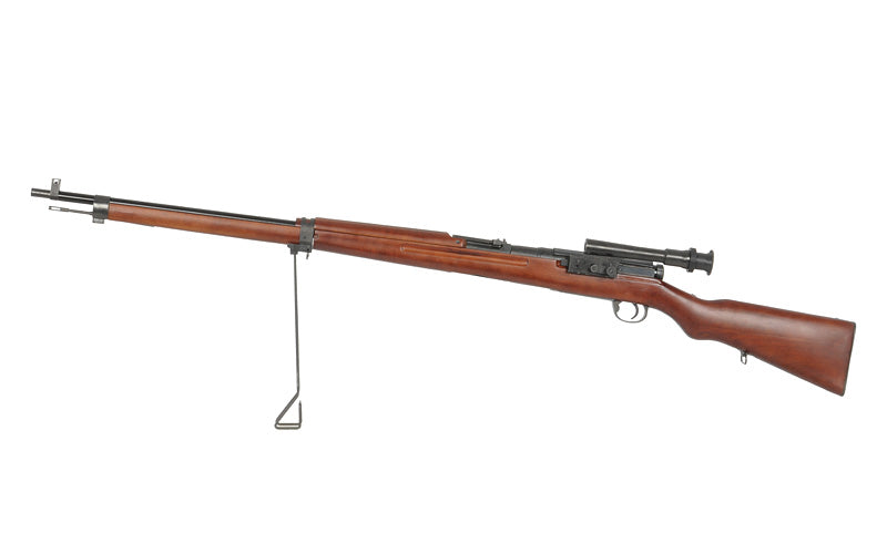 Type 97 bolt-action airsoft riffel - ægte træ