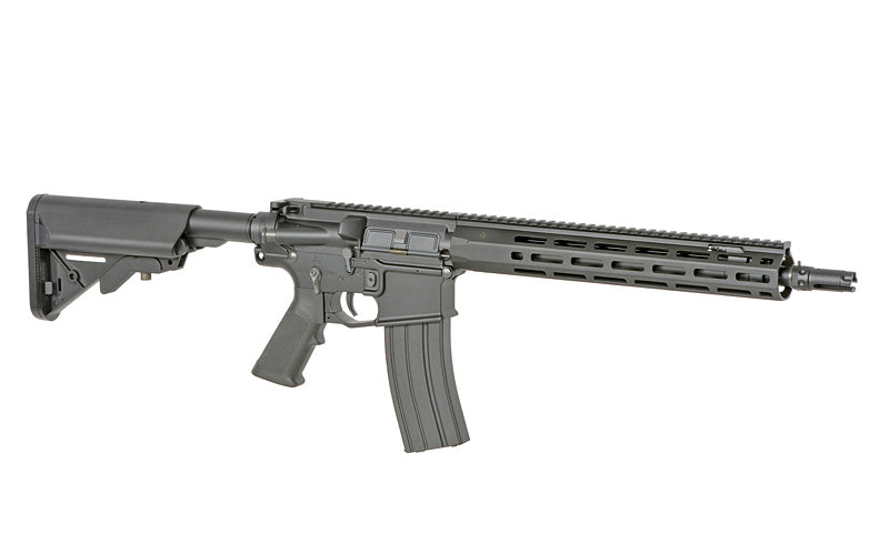 WE13 DSG 13" M4/AR-15 Knight's Armament Airsoft Riffel, 50 RPS, ETU - Sort