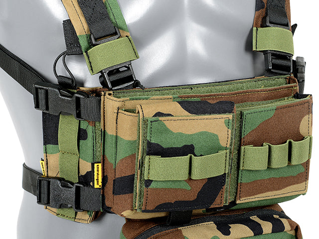 Micro MK3 Chest Rig - Woodland