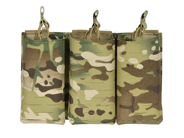 Laser-Cut Panel with 3 AK Magazine Pouches - Multicamo