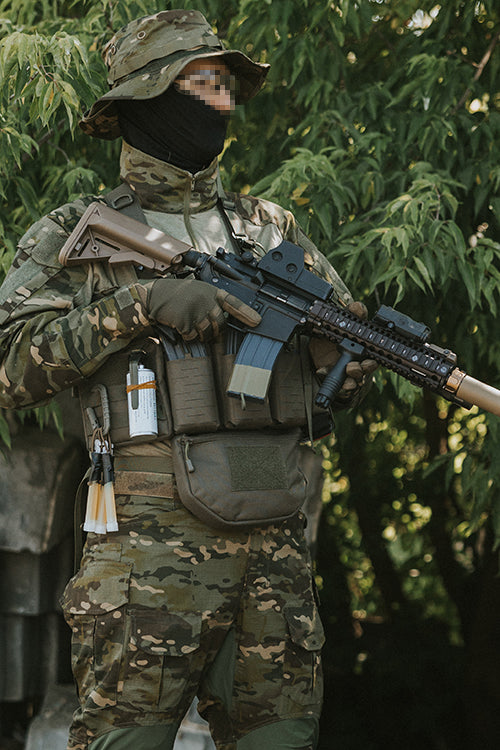 Drop-Down Utility Pouch for Armor Carrier Mod. 2 - Ranger Green