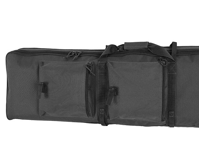 47 inches double rifle gun case - black