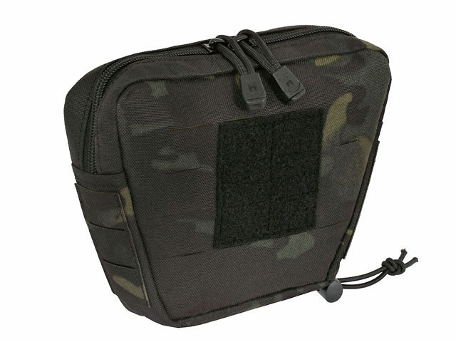 Lower utility pouch for accessories with shockcord retention, Laser Cut - Multicam Black