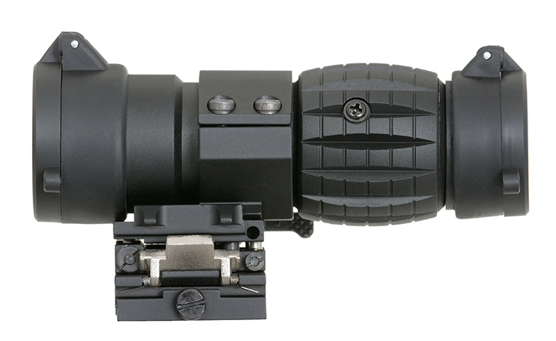 Tactical 3X Magnifier with Flip to Side Mount - Black