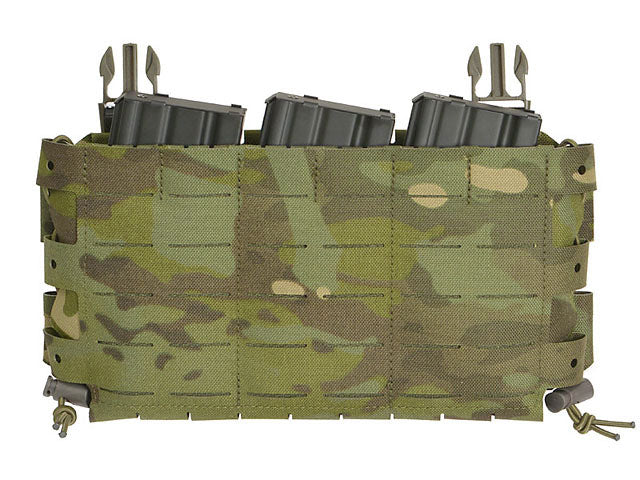 Buckle-up COMPACT - insert for 3 magazines, MOLLE Laser Cut - Multicam Tropic