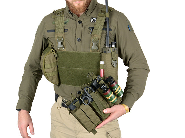 Buckle Up Modular Chest Rig - Black