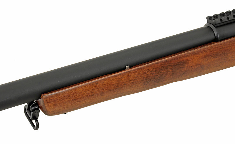 202 bolt-action airsoft riffel - ægte træ