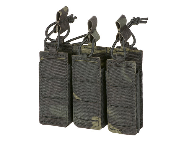 Triple Elastic Pistol Magazine Pouch Laser-cut - MB
