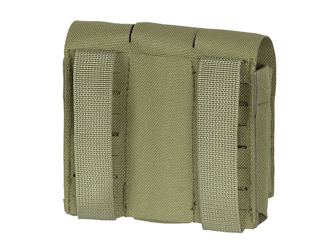 Triple Laser-Cut Pistol Magazine Pouch with Flap