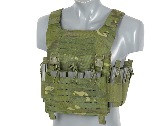 Laser-Cut “Buckle Up" Recon Plate Carrier with AR15/AK Magazine Pouch — MT