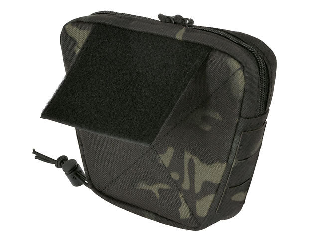 Lower utility pouch for accessories with shockcord retention, Laser Cut - Multicam Black