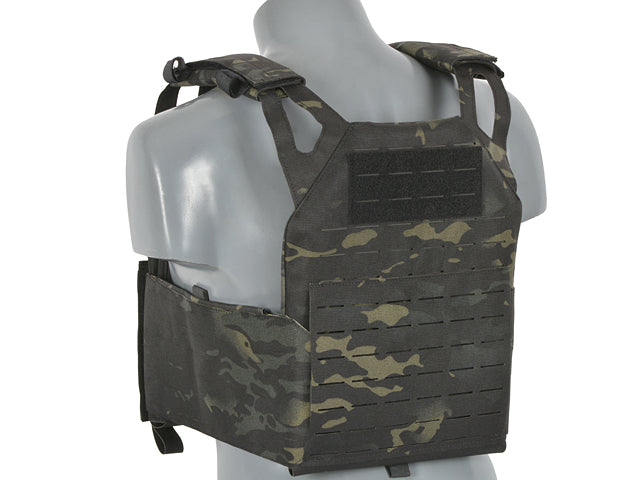 Laser-Cut “Buckle Up" Operator Plate Carrier with AR15/AK Magazine Pouch — MB