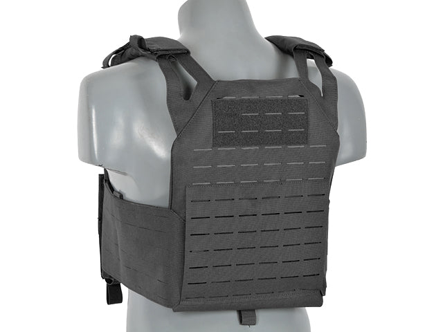 Laser-Cut “Buckle Up" Operator Plate Carrier with AR15/AK Magazine Pouch