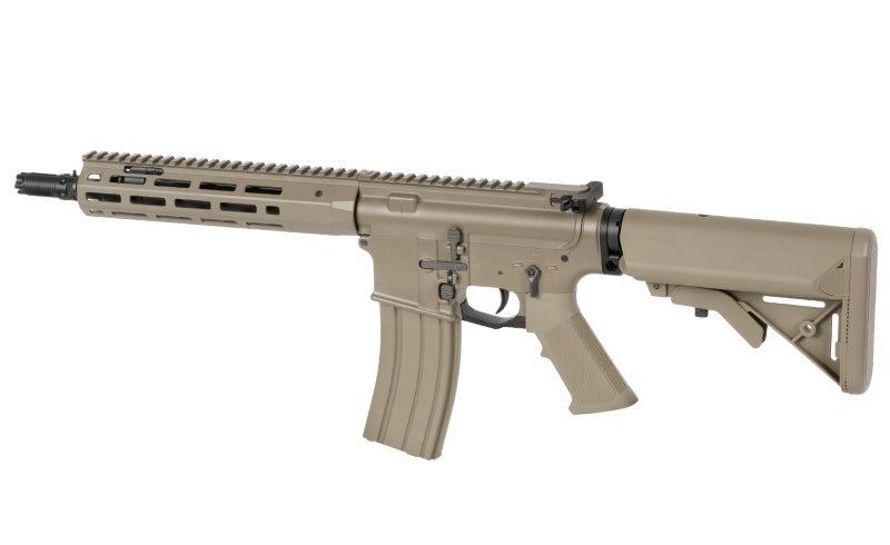 WE13 9,5" M4/AR-15 Knight's Armament Airsoft Riffel, 30 RPS, ETU - TAN