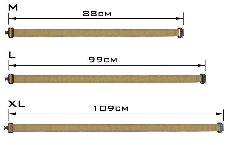 Minimalist EDC Laser-Cut Belt - L