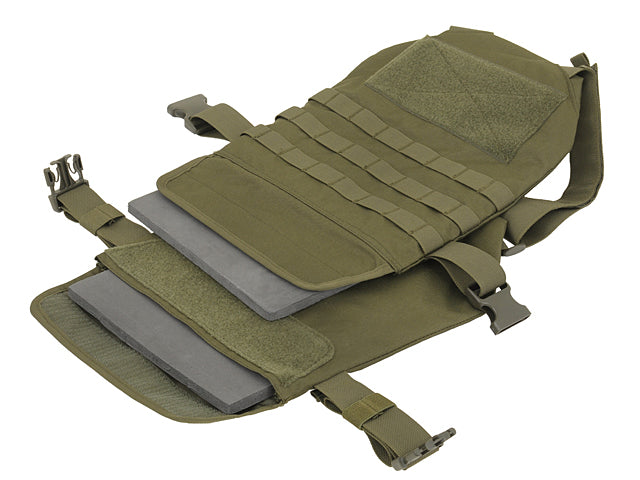 Simple Plate Carrier with Dummy Soft Armor Inserts