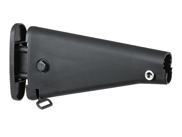 Adjustable fixed kolbe til SR-25/AR-15/M4 - Sort