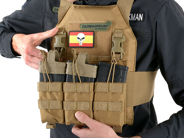 Buckle Up Triple SR25/AR-10/M14/SCAR-H Pouch Panel - CT
