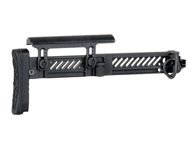 AK russisk side foldbar buttstock (Gen 2) - Sort