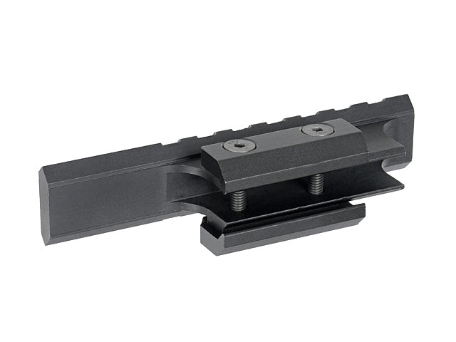 AKS-74U extended upper skinne til Rød dot - Sort