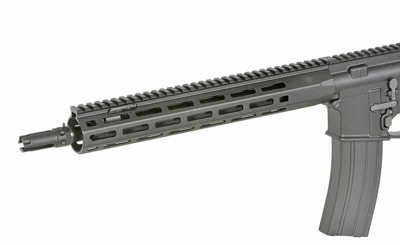 WE13 13" M4/AR-15 Knight's Armament Airsoft Riffel, 30 RPS, ETU - Sort