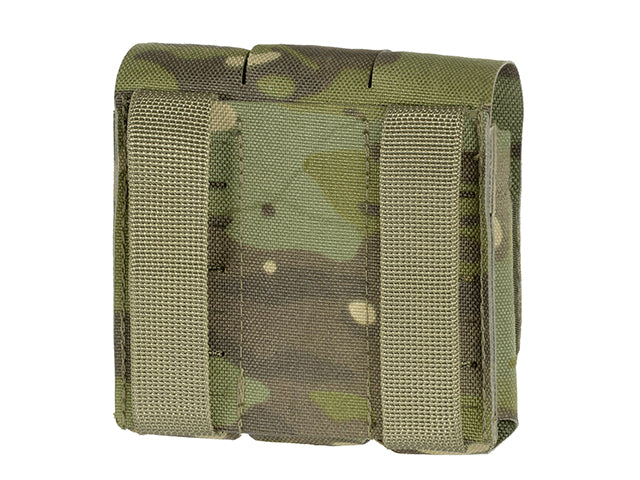 Triple Laser-Cut Pistol Magazine Pouch with Flap - MT