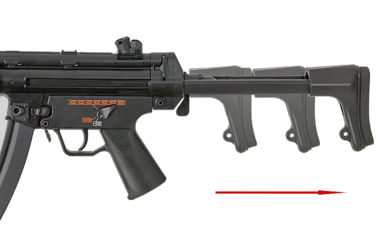 JG067 S6 Airsoft SMG med integreret lyddæmper