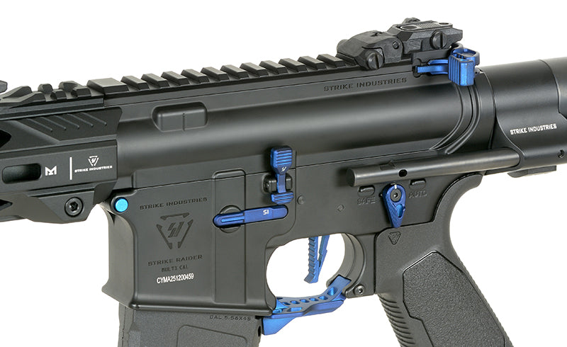 Strike industries 4" Raiders Competition PDW AEG Riffel, GEN-2 - Blå