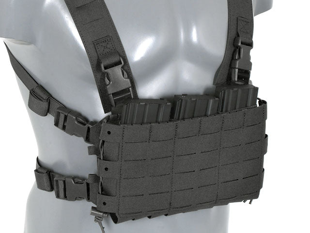 Chest Rig COMPACT - Buckle-up, MOLLE Laser Cut