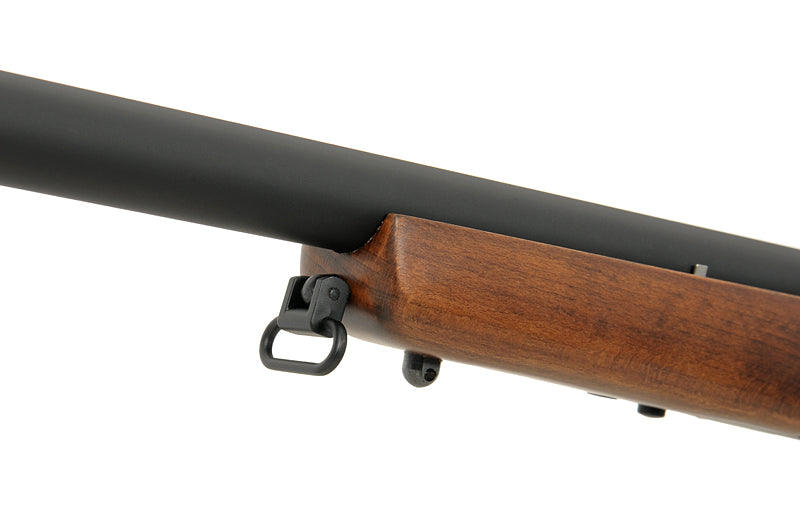 202 bolt-action airsoft riffel - ægte træ