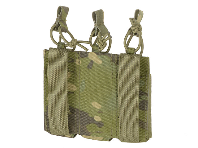 Triple Elastic Pistol Magazine Pouch Laser-cut - MT