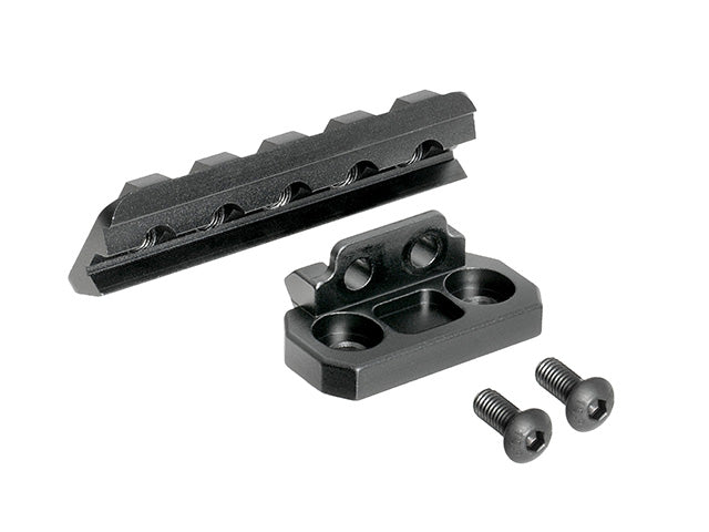 Offset Light/Optic Montage 45 degree - KeyMod - Mlock - Sort