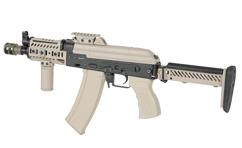 CM.113B AKSU Taktisk Riffel Replica med Eshooter ETU, GEN-2 - Tan