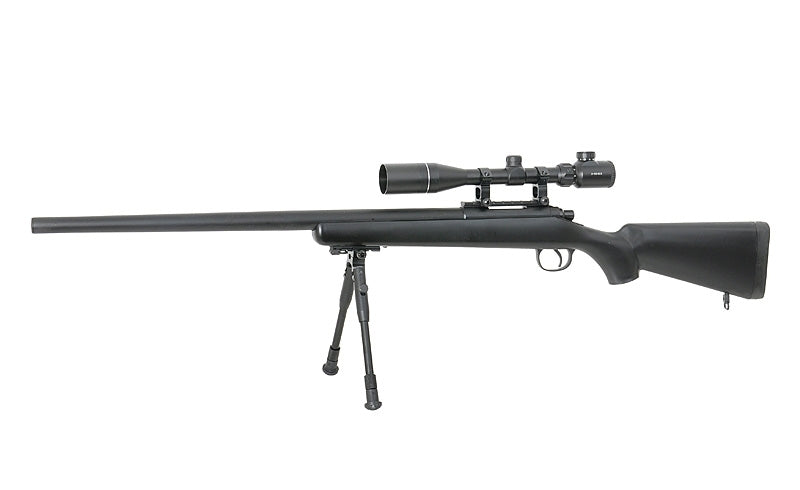 Scope 3-9x40E with high mounting rings