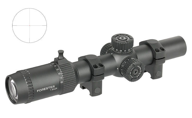 Forester 1-8x24 SFP LPVO Riffel Kikkertsigte