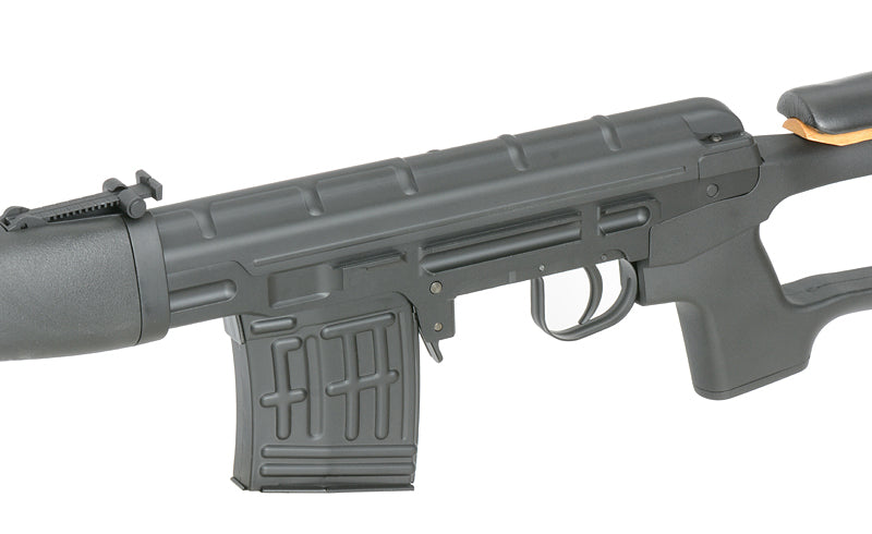 SVD Airsoft Bolt Action Sniper Riffel - Sort