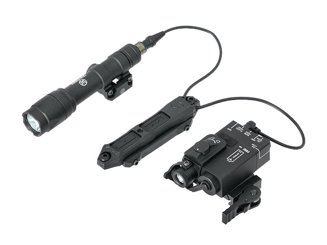 Dobbelt switch til flashlights og lasers