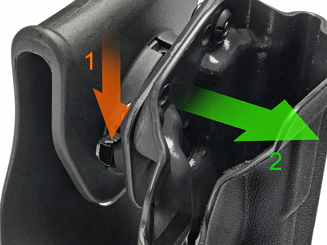 Quick Attachment Kydex M9 Hylster - Sort