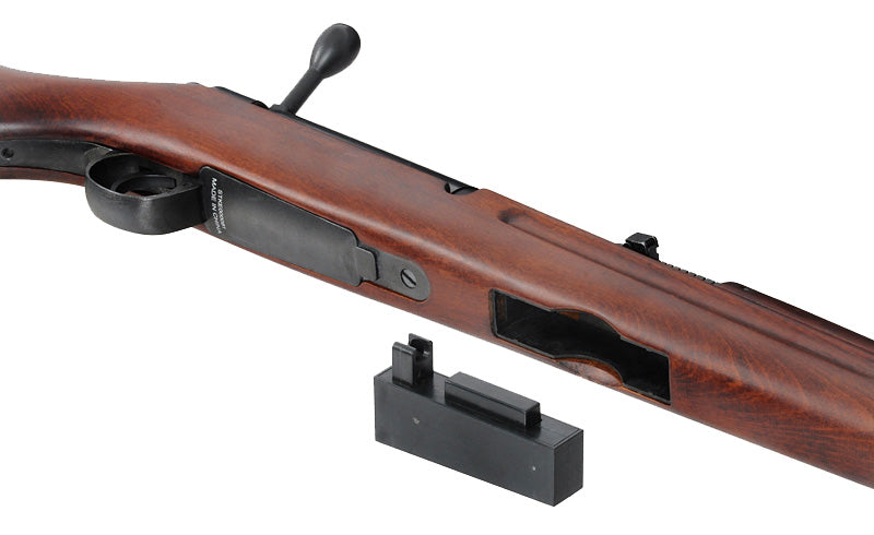 Type 38 bolt-action airsoft riffel - ægte træ