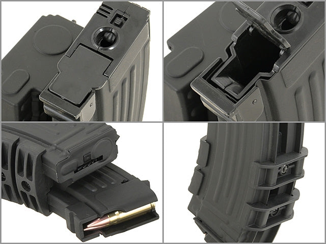 1100rd Electric Hi-Cap AK Magasin med Dummy Ammo
