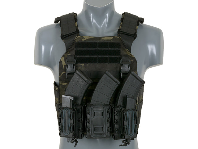 Soft Shell Rifle 5,56 Mag Pouch with MOLLE Clips - Wolf Gray