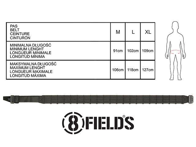 Laser-Cut Tactical Belt - XL - MT