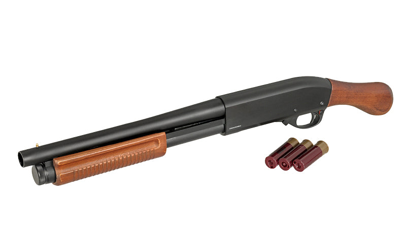 M8877 Shotgun (Green Gas Powered) - Real Wood