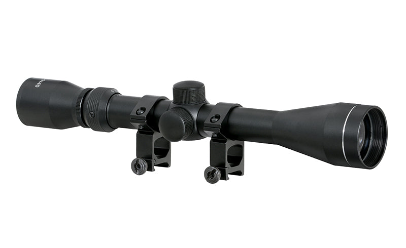 3-9x40 Rifle Scope - Black