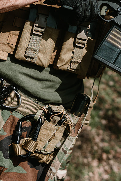 Open top double pistol mag pouch - MULTICAMO